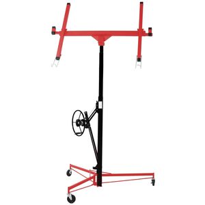Sollevatore Elettrico per Pannelli in Cartongesso ROSSO+NERO, Sollevatore Idraulico per 11 Pannelli - Product Image 1