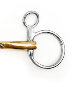 Baucher Horse bit สแตนเลสพร้อมดีไซน์แบบแขวนที่ไม่เหมือนใครบิตชุบทอง - Product Image 6