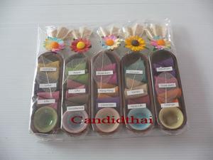 Conos de Incienso Ecológicos Hechos a Mano, Material Natural, Paquete (40 Sobres) para Aromatizar el Hogar, Hecho en Tailandia - Product Image 5