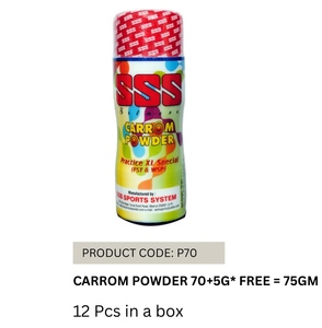 JR MS INDUSTRIES Polvo de 75g para Juego de Carrom de Plástico para Práctica Deportiva en Interiores, 12 Piezas por Caja, polvo para carrom, carrom ga - Product Image 3