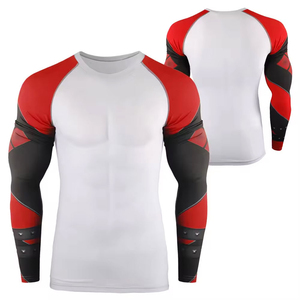 ผู้ผลิตโดยตรงจากโรงงาน เสื้อรัดกล้ามเนื้อ MMA สำหรับผู้ชาย แบบเรียบง่าย ไม่มีลาย  รับสั่งทำตามแบบ  ขายออนไลน์  ปรับแต่งได้ - Product Image 5
