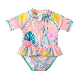 Maillot de bain une pièce sportif unisexe pour adultes, imprimé, en polyester/coton, séchage rapide, respirant, écologique, coupe-vent, avec des caractéristiques élastiques - Product Image 2