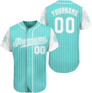 Maillot de baseball personnalisé de qualité supérieure broderie par sublimation changement de couleur sublimé t-shirt de baseball - Product Image 5