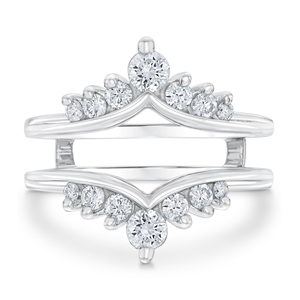 Diamant de laboratoire certifié IGI 1,50 carat, clarté VS1, couleur F, taille brillant, ensemble de fiançailles et de mariage vintage unique en or blanc 14 carats - Product Image 1