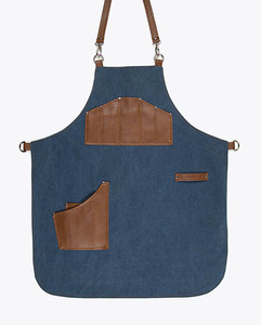 Tablier de coiffure en jean pour barbier, jupe de travail pour coiffeur, vêtements de travail pour salon - Product Image 3