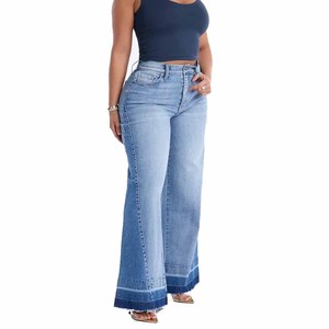 <b>Women</b> High Waist Slim Dark for Denim Breathable Summer <b>Cropped</b> Straight <b>Jeans</b> Stretch Ankle-Length Casual Pants OEM ODM - Product Image 4