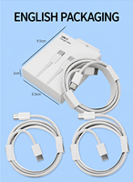 Câble de charge USB-C tressé double extrémité durable 100W 60W avec Power Delivery et transfert de données pour ordinateur portable, smartphone, tablette (vente en gros)