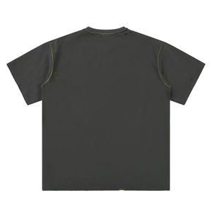 Camisetas Personalizadas de 310 g/m² con Efecto Desgastado, Estilo Urbano, Cuello Redondo, Hombros Caídos, Corte Holgado - Product Image 5