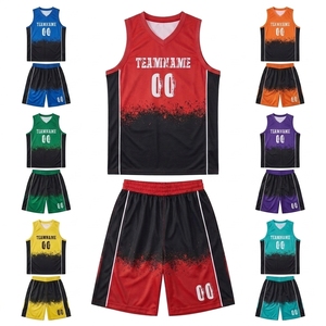 Ensembles d'uniformes de basketball réversibles personnalisables pour hommes – Maillots de sport imprimés durables et personnalisés pour la gym - Product Image 4