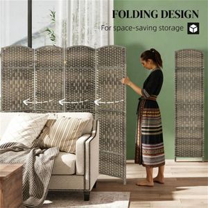 4 Divisori Pieghevoli per la Privacy, Eleganti Paraventi Separatori - Product Image 4