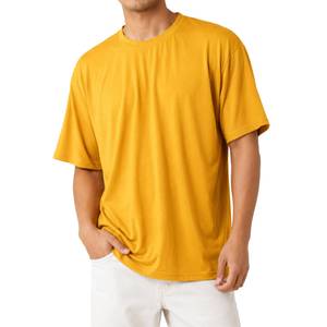 Camiseta Extra Grande para Hombre, Mezcla de Algodón, Estilo Casual Urbano, Proveedor Mayorista OEM - Product Image 1