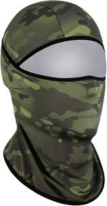 Cagoule unisexe rouge en fausse fourrure avec logo personnalisé imprimé par sublimation, en Spandex/Polyester, masque intégral réglable pour le ski, doublure peluche - Product Image 4