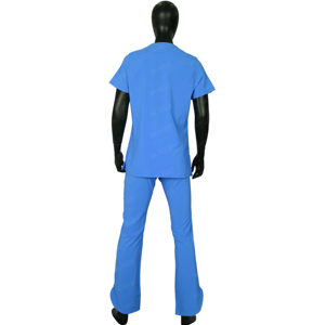 Tenues médicales pour hommes, ensembles de blouses d'infirmière extensibles à manches courtes, vêtements de sécurité à séchage rapide, uniformes médicaux pour clinique, laboratoire et médecins - Product Image 2