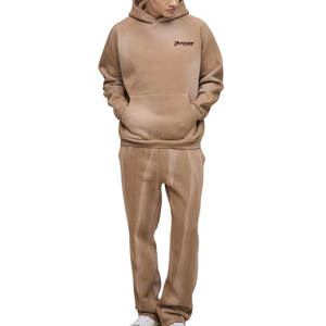 Chándal de Moda con Lavado Ácido, Estilo Vintage, Tela Resistente, Ideal para Entrenamiento y Tiempo Libre - Product Image 1