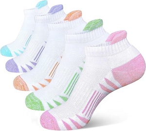 TriPro Sports Anti Blister Solid Bottom Sports <b>Socks</b> Ankle Crew Athletic Running Quick Dry <b>Moisture</b> Wicking Cushioned Low Cut - Product Image 6