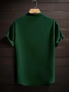Nueva camiseta de hombre de buena calidad, estampada y bordada, personalizada, a precio económico, lisa, transpirable y ajustable. - Product Image 6