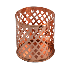 Copper Candle Votive Best for Indoor Festive and Other Functions Decorative Design Solid Metal <b>Tealight</b> <b>Holder</b> Design - Product Image 2