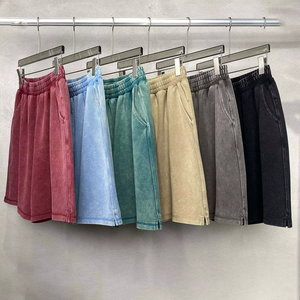 Pantalones Cortos Deportivos Y2K Vintage Bordados Estilo Harajuku Hip Hop, Tejidos, 100% Algodón, Corte Holgado, Doble Cintura, Camuflaje, para Hombre y Mujer - Product Image 4