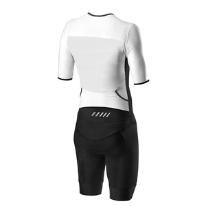 Combinaison de cyclisme et de triathlon respirante, écologique, antibactérienne, coupe-vent, 100% polyester, vêtements d'équipe, logo personnalisé - Product Image 2