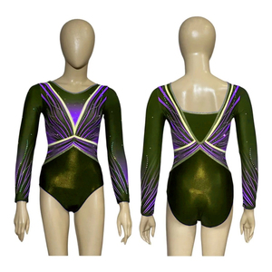 Custom Made Girls <b>Gymnastics</b> Leotard <b>Clothes</b> Dance Wear Sublimation Leotards Cotton Bodysuit for Dancing Fabric Eco-Friendly - Product Image 6