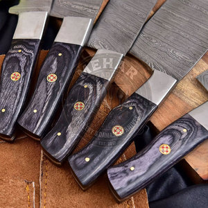 Custom Made Premium Quality Damascus <b>Kitchen</b> <b>Knife</b> Set Durable Material Damascus <b>Kitchen</b> <b>Knife</b> Set - Product Image 6
