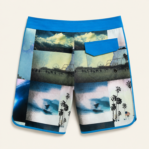 Men <b>Surfing</b> Shorts Sublimation Trending Quick-Dry Beach Board Shorts Front Logo Swim Trunks Lightweight High Quality Breathable - Product Image 4
