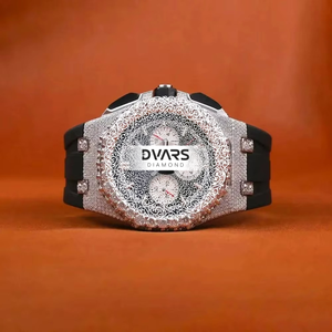 Reloj de Pulsera Corporativo de Cuarzo, Aleación Premium, Resistente al Agua, Cristal de Zafiro, D Color VVS1, Diamante Moissanita, Ejecutivo, de Lujo - Product Image 1