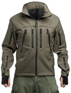 Veste de pluie pour moto sur mesure en gros, veste softshell imperméable à capuche pour l'hiver, veste safari en nylon/polyester - Product Image 6