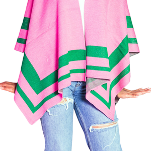 Pink Shoulder Strap <b>Shawl</b> Women Soft Knit <b>Wrap</b> Elegant Draped Scarf Stylish Shoulder Cover Casual Fashion Layering Accessory - Product Image 5