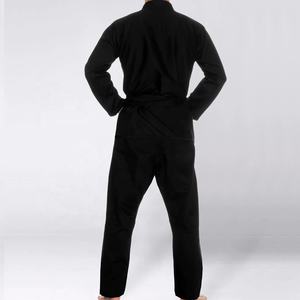 Chaqueta negra de contraste BJJ Gis Pearl weave 450gsm, ropa de artes marciales de alta calidad, uniformes de Jiu-jitsu, kimonos personalizados BJJ Gi - Product Image 4