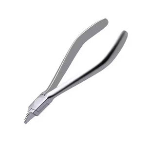 Pince manuelle professionnelle pour la formation de boucles Nance, outil de pliage de fil orthodontique, acier inoxydable allemand, classe I, argent, certifié CE - Product Image 1
