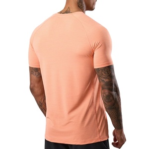 T-shirt d'entraînement d'été à manches courtes en coton 100% écologique, respirant, confortable, de haute qualité et à prix abordable, design uni - Product Image 5