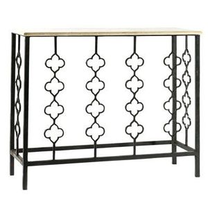 LINEA Metal <b>Console</b> <b>table</b> with Glass Top luxury Golden metal <b>console</b> <b>table</b> for living room - Product Image 1
