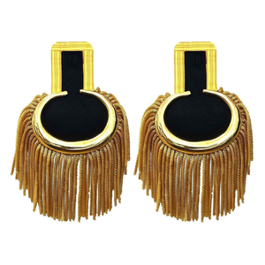 High Quality Luxury Embroidered Magnet Shoulders Boards Epaulettes for Ceremonial Uniforms Accessories White Stripes <b>Sew</b>-On - Product Image 4