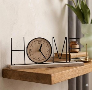Eye Catching Home <b>Table</b> <b>Clock</b> Decorative Timepiece For Living Room And Console <b>Table</b> Styling Interior Decor <b>Clock</b> From India - Product Image 2