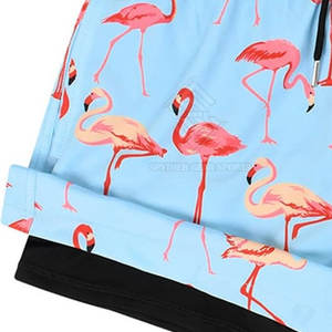 Online Sale Hot Sale Men's Double <b>Layer</b> Casual Shorts Breathable Eco-Friendly Quick Dry Lightweight Loose Fit - Product Image 6