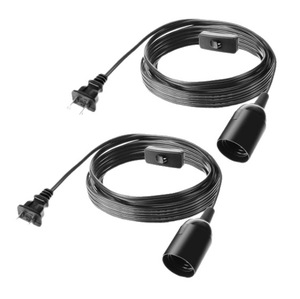 Cable de Extensión para Portalámparas E27 con Interruptor, Enchufe Europeo y Estadounidense, Cable de Alimentación - Product Image 4