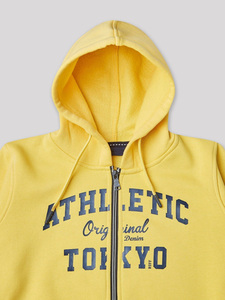 Sweat-shirt à capuche zippé sur mesure pour homme, en molleton de coton oversize, personnalisable avec logo, style streetwear décontracté, respirant et écologique - Product Image 3
