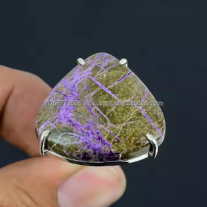 Superventas sólido 925 anillo de purpurita de plata esterlina estilo clásico hecho a mano declaración joyería regalo de compromiso para ella - Product Image 1