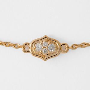 Collier chaîne élégant en or massif 14 carats avec diamant de laboratoire de 3,75 carats, style station, bijoux raffinés, cadeau pour son anniversaire, à porter avec élégance - Product Image 4