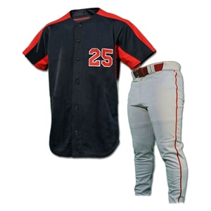 Wears World Unisex 100% Polyester Mesh <b>Baseball</b> Softball Uniforms Quick-Dry Breathable Sportswear <b>Set</b> Custom Designed for Adults - Product Image 1