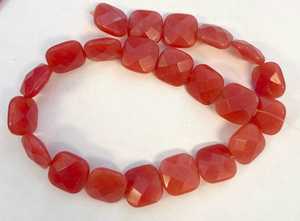 Cuentas de Jade Facetadas Cuadradas, Piedras Naturales Verdes para Joyería, Cuentas Sueltas al por Mayor - Product Image 3