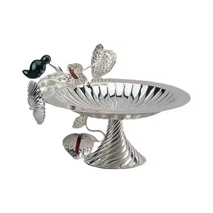 Contemporary Event Styling Metal Dates Bowl Multi Use Food Presentation Dish for Hospitality Setup - Product Image 4