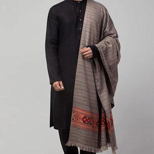Men Winter Wool <b>Shawl</b> Breathable 300g Elegant Soft Traditional Solid Color Warm <b>Wrap</b> for Office Casual Ethnic Wear <b>Shawl</b> - Product Image 3