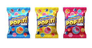 Vente en gros de confiseries Popit marron très demandées, bonbons gélifiés croquants sucrés et acidulés, en forme de dessin animé, boules de gelée, sachet de poudre de lait fruitée - Product Image 5