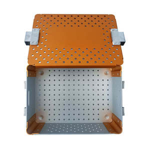 Caja de esterilización y desinfección de aluminio para instrumentos quirúrgicos veterinarios, contenedor esterilizado Pentax para instrumentos quirúrgicos, con certificación CE - Product Image 3