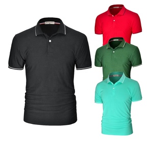 Nuevos polos personalizados de calidad de camuflaje al por mayor para hombres con bordado y serigrafía, polos ajustados para hombres - Product Image 1