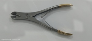 คีมตัดลวดแบบดับเบิ้ลแอคชั่น ขนาด 7 นิ้ว สีตามสั่ง สำหรับงานศัลยกรรมกระดูก ด้านหน้าและด้านข้าง ผลิตจากเหล็กกล้าไร้สนิมเยอรมัน - Product Image 5