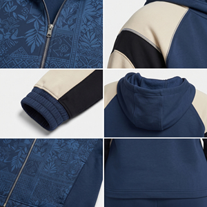 Plus Size Women's Hooded <b>Zip</b>-<b>Up</b> <b>Jacket</b> Color Blocked Print Full Sleeve Hooded <b>Jacket</b> Women Winter Wear Knitted Fleece <b>Zip</b> Hoodie - Product Image 6