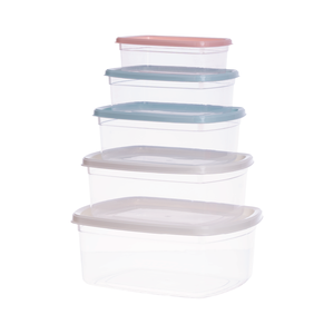 Boîte de conservation alimentaire en plastique transparente, boîte de rangement pour réfrigérateur, boîte hermétique pour préparation de repas, boîte bento, ustensiles de cuisine - Product Image 3